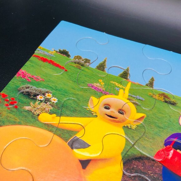 Vintage 1999 TELETUBBIES Tv Characters Jigsaw Puzzle: 24 pcs COMPLETE, Y2K Kids - Picture 3 of 14